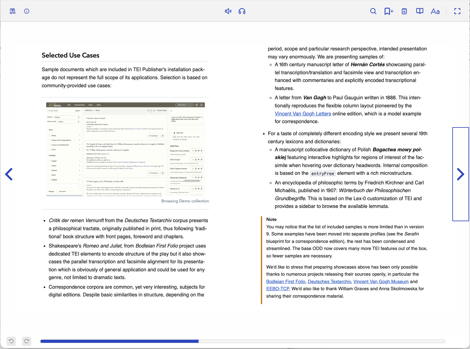 EPUB preview screenshot from the Gentle Introduction sample