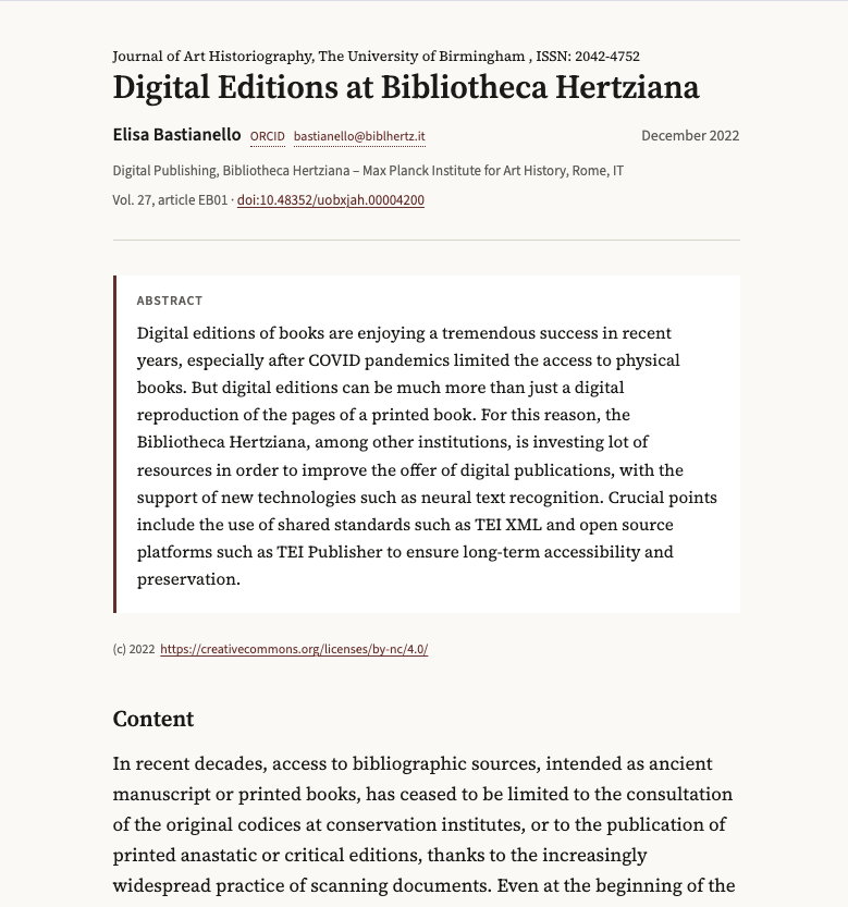 Web preview of a journal article