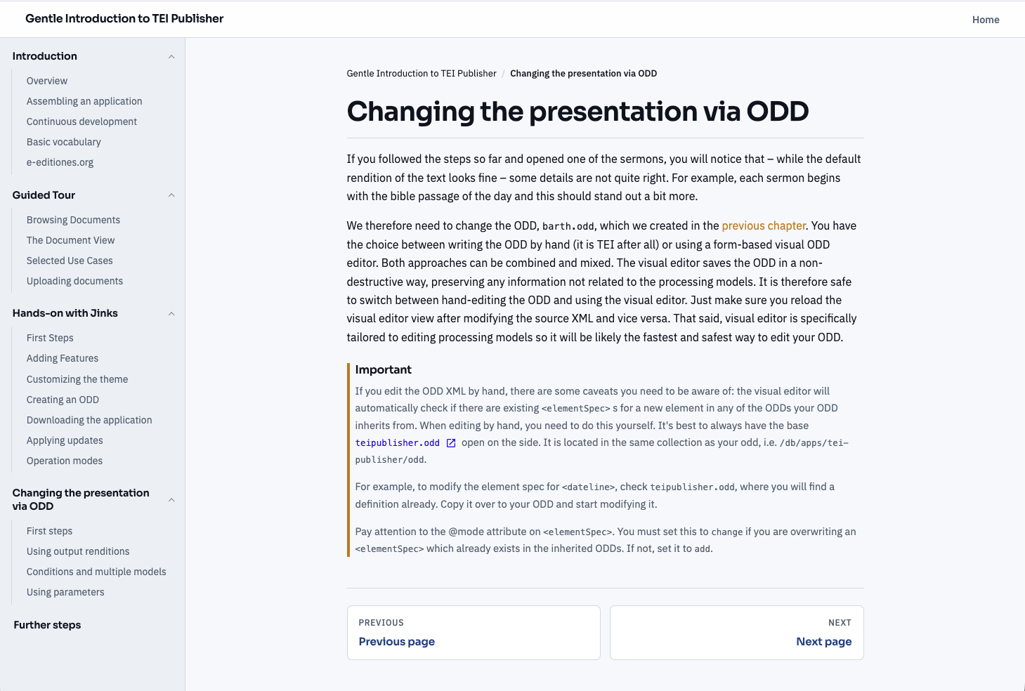 Static web page screenshot